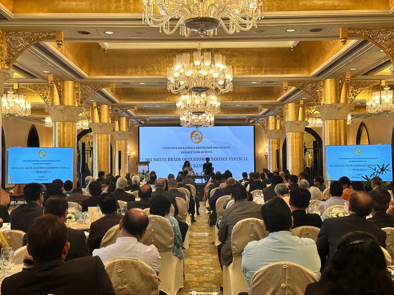Conference production for a Reserve Bank of India customer service event